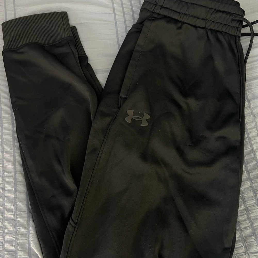 Under Armour Black Performance Joggers Youth Large